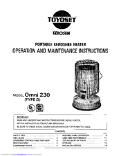 Toyoset Omni 230 Type D Manuals Manualslib