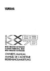 Yamaha KX88 Manuals | ManualsLib