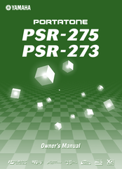 Yamaha PSR-273 Manuals | ManualsLib