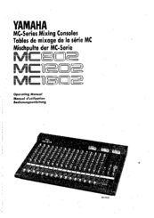 Yamaha MC802 Manuals | ManualsLib