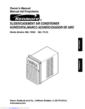 Kenmore 75123 11 500 Btu Slider Casement Air Conditioner Manuals Manualslib