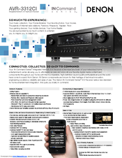 Denon AVR-3312CI Manuals | ManualsLib
