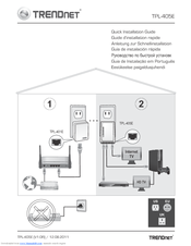 Trendnet TPL-405E Manuals | ManualsLib