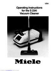 Miele Vacuum Cleaner S234i Sand Beige Manuals Manualslib