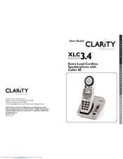 Clarity XLC 3.4 Manuals | ManualsLib