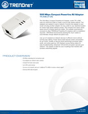 Trendnet TPL-406E Manuals | ManualsLib