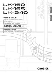 Casio LK-165 Manuals | ManualsLib