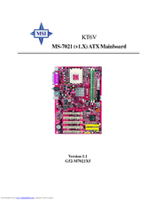 Msi MS-7021 Manuals | ManualsLib