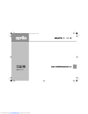 Aprilia Mojito 50//125 Custom-brochure prospect prospectus de