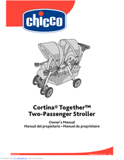 chicco cortina double stroller manual