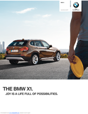 Bmw X1 Product Catalogue Product Catalog Pdf Download Manualslib