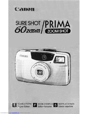 canon sure shot 60 zoom manuals