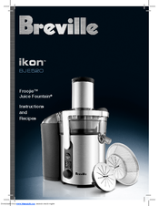 Breville Ikon Multi Speed Stainless Steel Juice Fountain At Hsn Com Best Juicer Machine Juicer Best Juicer