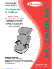 britax safe n sound hi liner booster seat