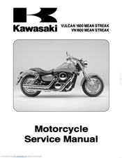 Kawasaki Vn1600 Mean Streak Service Manual Pdf Download Manualslib