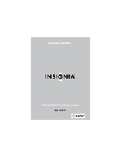 Insignia NS-HD01 - Portable HD Radio Manuals | ManualsLib