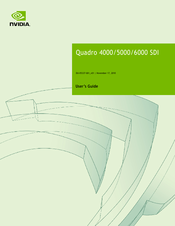Nvidia Quadro 4000 Manuals Manualslib