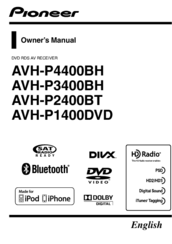 Pioneer Avh P2400bt Manuals Manualslib