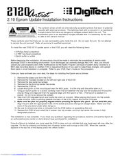 Digitech Artist 2120 Manuals | ManualsLib