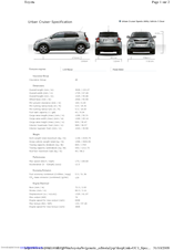 Toyota URBAN CRUISER Manuals | ManualsLib