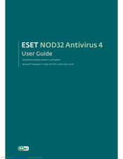 Eset Nod32 Antivirus For Kerio Manuals Manualslib