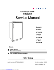 Haier HF-180T/A Manuals | ManualsLib