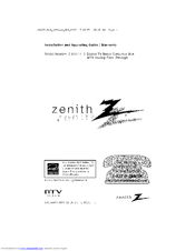 Zenith DTT901 Manuals | ManualsLib