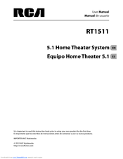 Rca RT1511 Manuals | ManualsLib