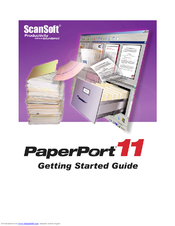 Scansoft PaperPort 11 Manuals | ManualsLib