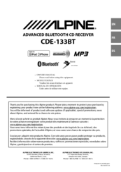 Alpine CDE-1338T Manuals | ManualsLib
