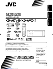 Jvc Kd Avx44 Dvd Player With Lcd Monitor Instructions