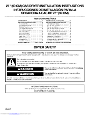 Kenmore 6972 700 7 5 Cu Ft Capacity Electric Dryer Manuals Manualslib
