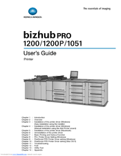 Konica Minolta Bizhub Pro 1051 User Manual Pdf Download Manualslib