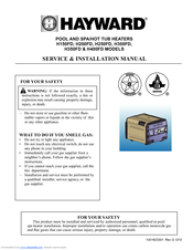 Hayward H400FD Manuals | ManualsLib