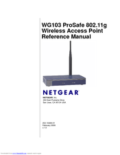Netgear Wg103 Prosafe Manuals Manualslib