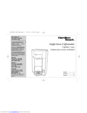 Hamilton beach 49993 Manuals | ManualsLib