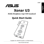 Asus Xonar U3 Manuals Manualslib