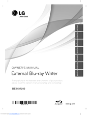 Lg BE14NU40 Manuals | ManualsLib