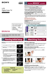 Sony KDL-40EX500 - Bravia Ex Series Lcd Television Manuals | ManualsLib