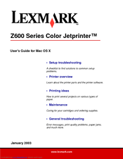 lexmark z605 printer