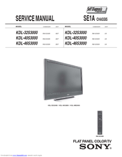 Sony Kdl 40s3000 Bravia S Series 40 Digital Lcd Television Manuals Manualslib