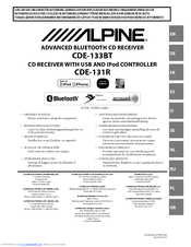 Alpine CDE-133BT Manuals | ManualsLib