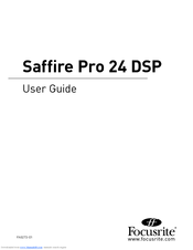 Focusrite Saffire Pro 24 User Manual Pdf Download Manualslib