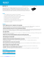 Sony BDP-S1100 Manuals | ManualsLib