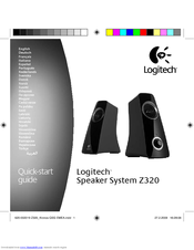Logitech Z320 Manuals Manualslib