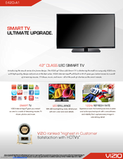 Vizio E420i-A1 Manuals | ManualsLib