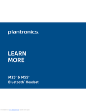 Plantronics M25 Manuals | ManualsLib