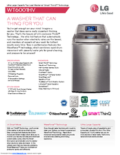 Lg WT6001HV Manuals | ManualsLib