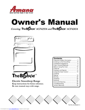 Amana The Bigoven Acf4255a Owner S Manual Pdf Download Manualslib