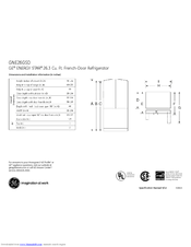 Ge GNE26GSDSS Manuals | ManualsLib
